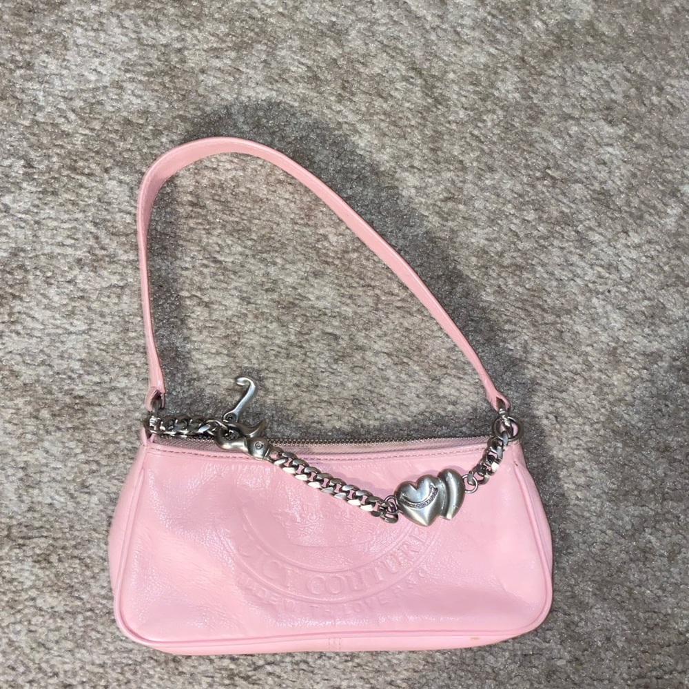 Juicy Couture Vintage Pink Leather Mini Bag